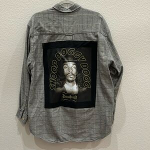 Snoop Dogg Flannel Shirt Size Large